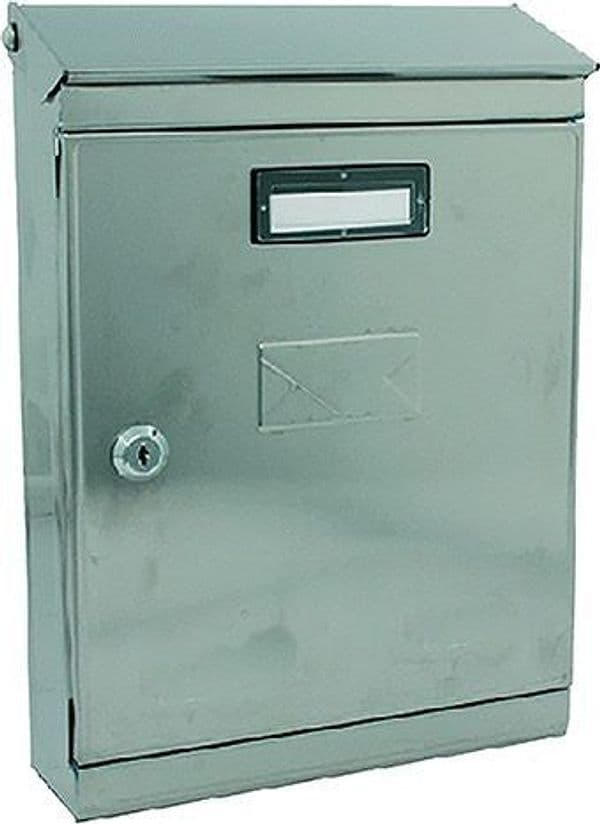 Cassetta Lettere Acciaio Inox in Cassette postali con fissaggio a parete Ebricowill - Palermo, commercioVirtuoso.it