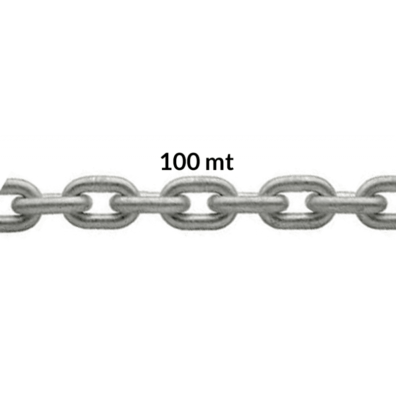 Catena Zinc. Calibrata Ø Mm.6X100Mt in Catene Ebricowill - Palermo, commercioVirtuoso.it