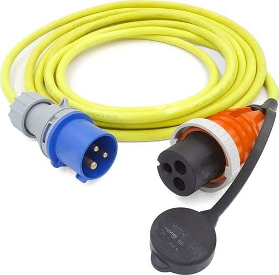 Cavo Banchina Tripolare Giallo C/Presa/Spina 15Mt in Fili elettrici Ebricowill - Palermo, commercioVirtuoso.it