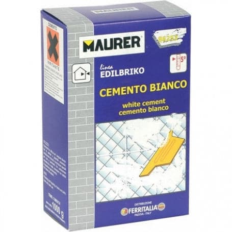 Cemento Bianco Kg 5 Maurer Confezionato in Cemento Ebricowill - Palermo, commercioVirtuoso.it