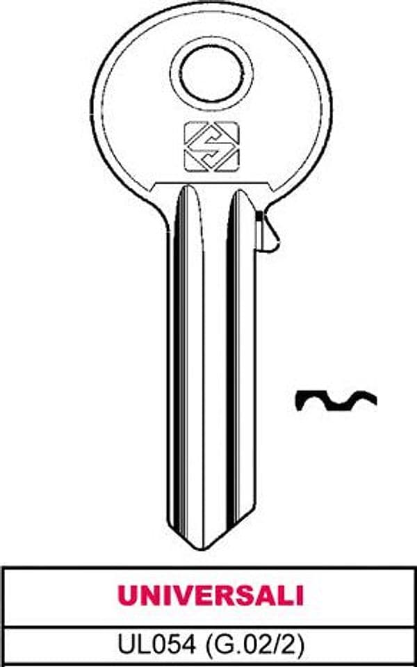 CHIAVI PZ10 UL 054 UNIVERSALE SENZA MARCA GENERICO