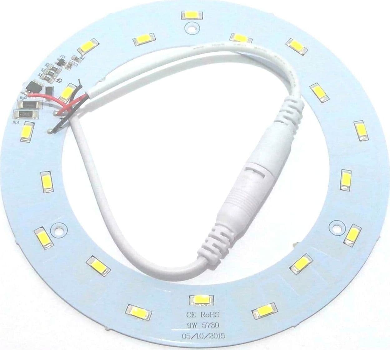 T9 Circolina Led Camper Plate 9W SMD 5730 Resa 90W DC 12V 18 Bianco Caldo 3000K in Lampadine a LED Solgeny - Besate, commercioVirtuoso.it