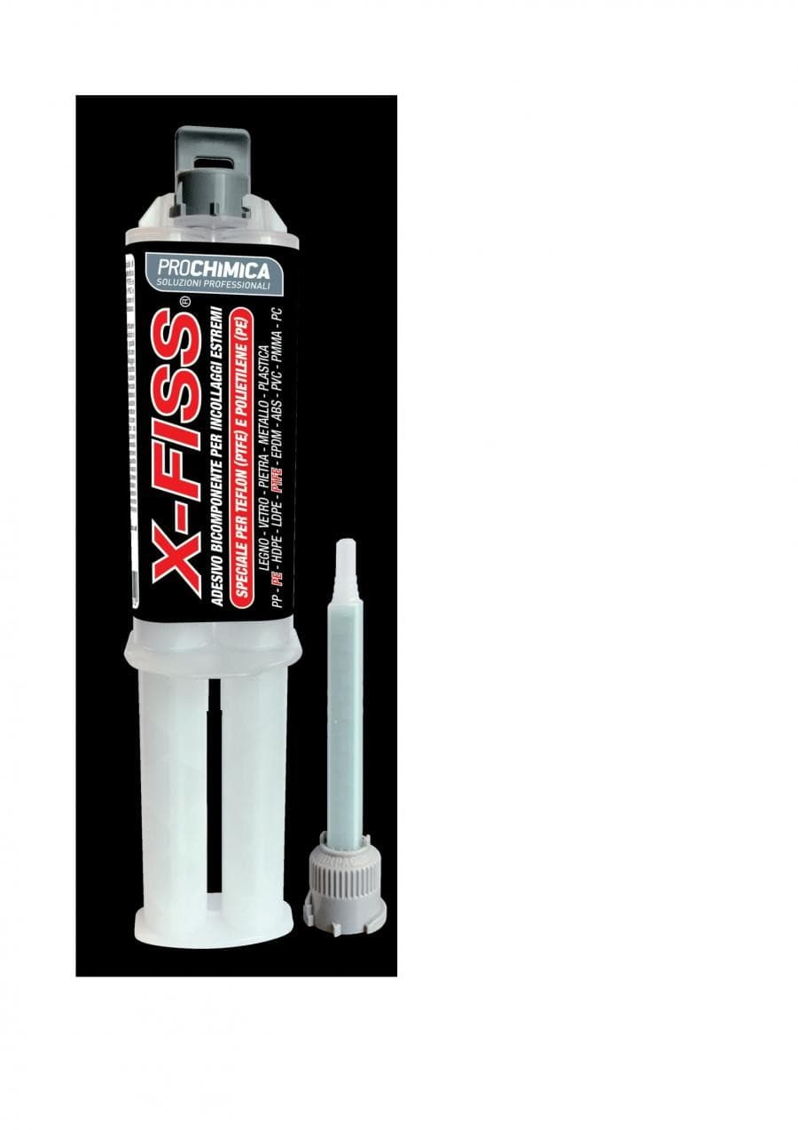 Colla X-Fiss 25 Ml. Bicomponente Prochimica Estremo Plastica Ptfe Pp Pe Pmma in Adesivi bicomponenti Ebricowill - Palermo, commercioVirtuoso.it