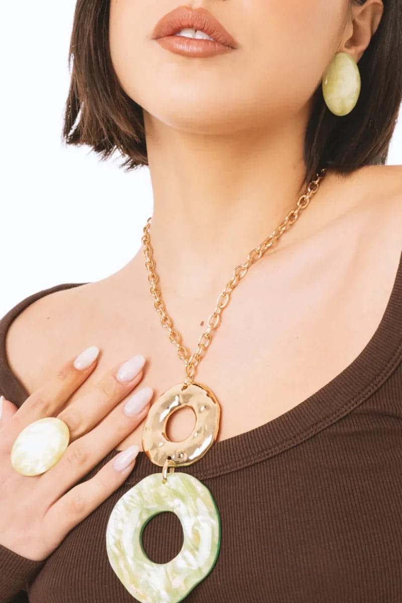 Collana girocollo a catena con doppio pendente | MYA ACCESSORIES in prodotto You Store - Messina, commercioVirtuoso.it
