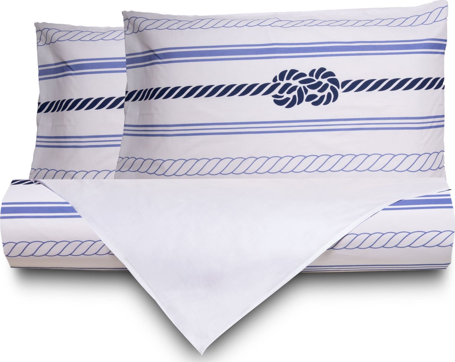 Set Copripiumino federe bifaccia Doubleface parure Copripiumino Stampa Digitale Cotone Made in Italy NODI / BIANCO in Set copripiumini e federe Vanita di raso - Sesto San Giovanni, commercioVirtuoso.it
