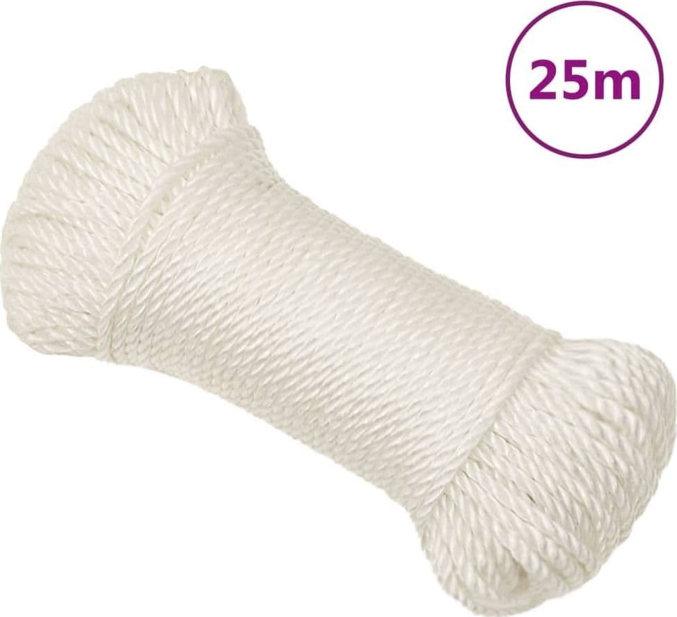 Cordino Nylon Bianco Galleggiante Mt 25 in Corde Ebricowill - Palermo, commercioVirtuoso.it