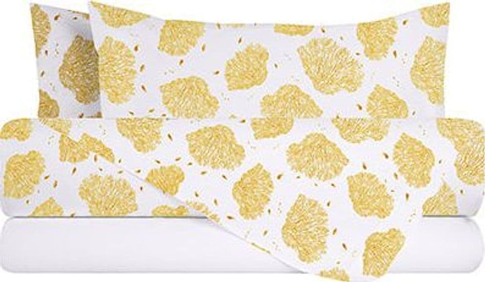 Completo letto lenzuola federe bifaccia double face stampa digitale in cotone made in italy CORALLI TRE PESCI BIANCO/BIANCO in Set di lenzuola e federe Vanita di raso - Sesto San Giovanni, commercioVirtuoso.it
