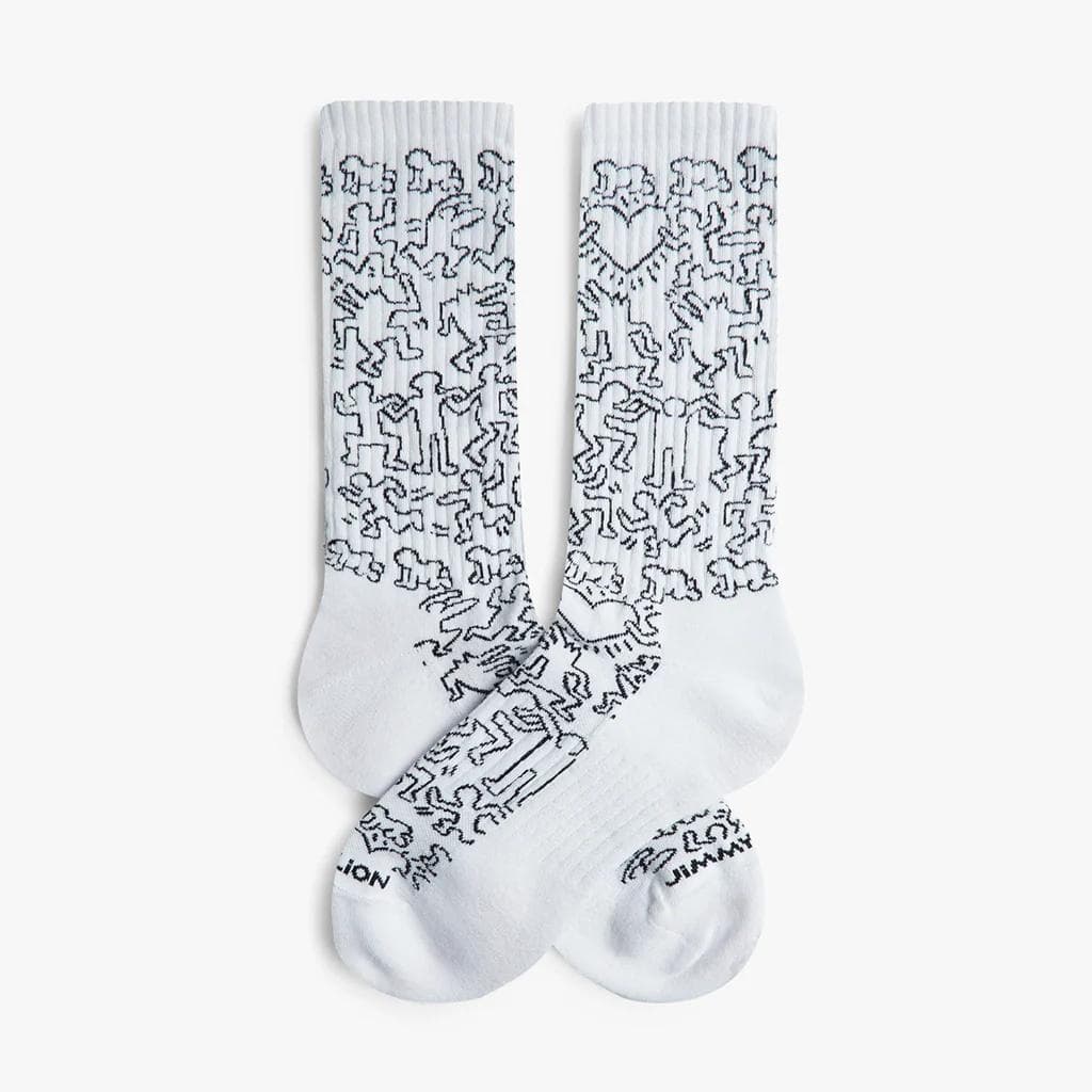 Calze Jimmy Lion Keith Haring Community multicolor in Ginevra Glad Store - Genova, commercioVirtuoso.it