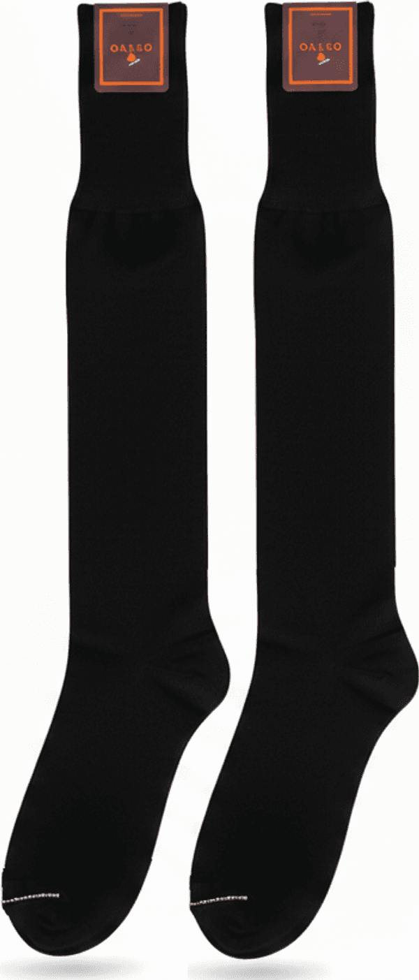 Calze Lunghe Uomo Gallo - Nero Tinta Unita Eleganti in Calzettoni Couture - Sestu, commercioVirtuoso.it
