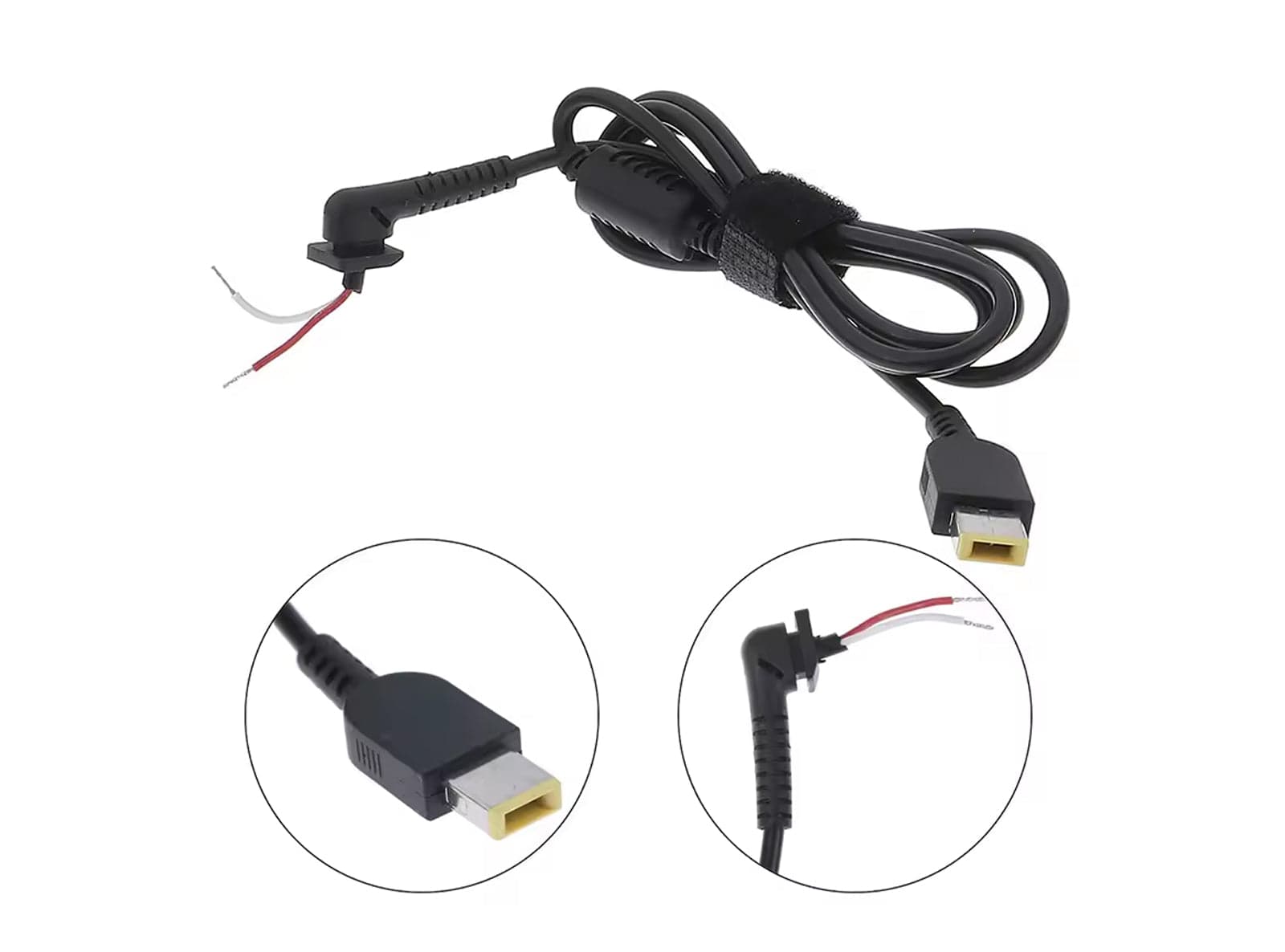 Cavo Ricambio Alimentatore con Connettore Rettangolare Giallo 40x10mm per Laptop PC Lenovo ThinkPad Edge in 85cento.it - Potenza, commercioVirtuoso.it