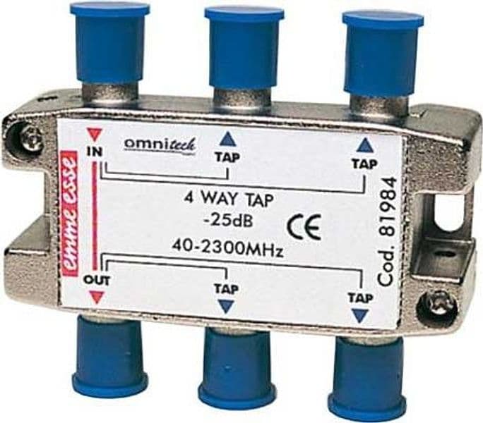 Deviatore Satell 4 Vie Incass 12Db in Prese a muro Ebricowill - Palermo, commercioVirtuoso.it