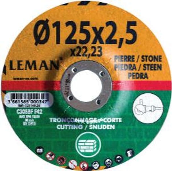 Dischi Flex Marmo Picc 115X2.5X22.23 Pz5 Leman in Mole per smerigliatrici angolari Ebricowill - Palermo, commercioVirtuoso.it