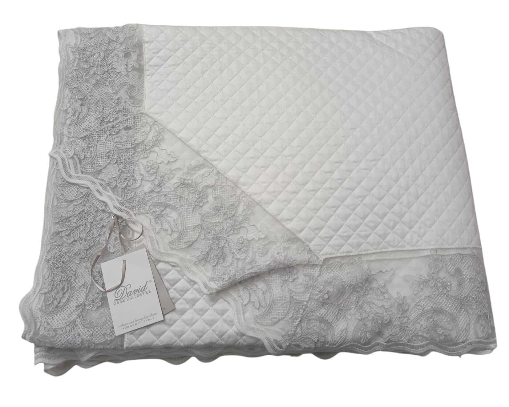 Trapuntino David Principessa Quilt Matrimoniale Raso Cotone in Trapunte The King Luxury - San Marcellino, commercioVirtuoso.it