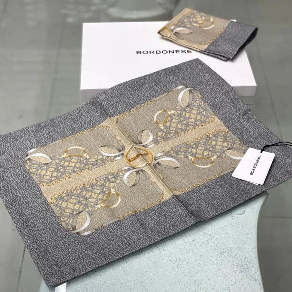 Tovagliette Americane Borbonese Foulard 35x50 cm Cotone in Tovagliette The King Luxury - San Marcellino, commercioVirtuoso.it