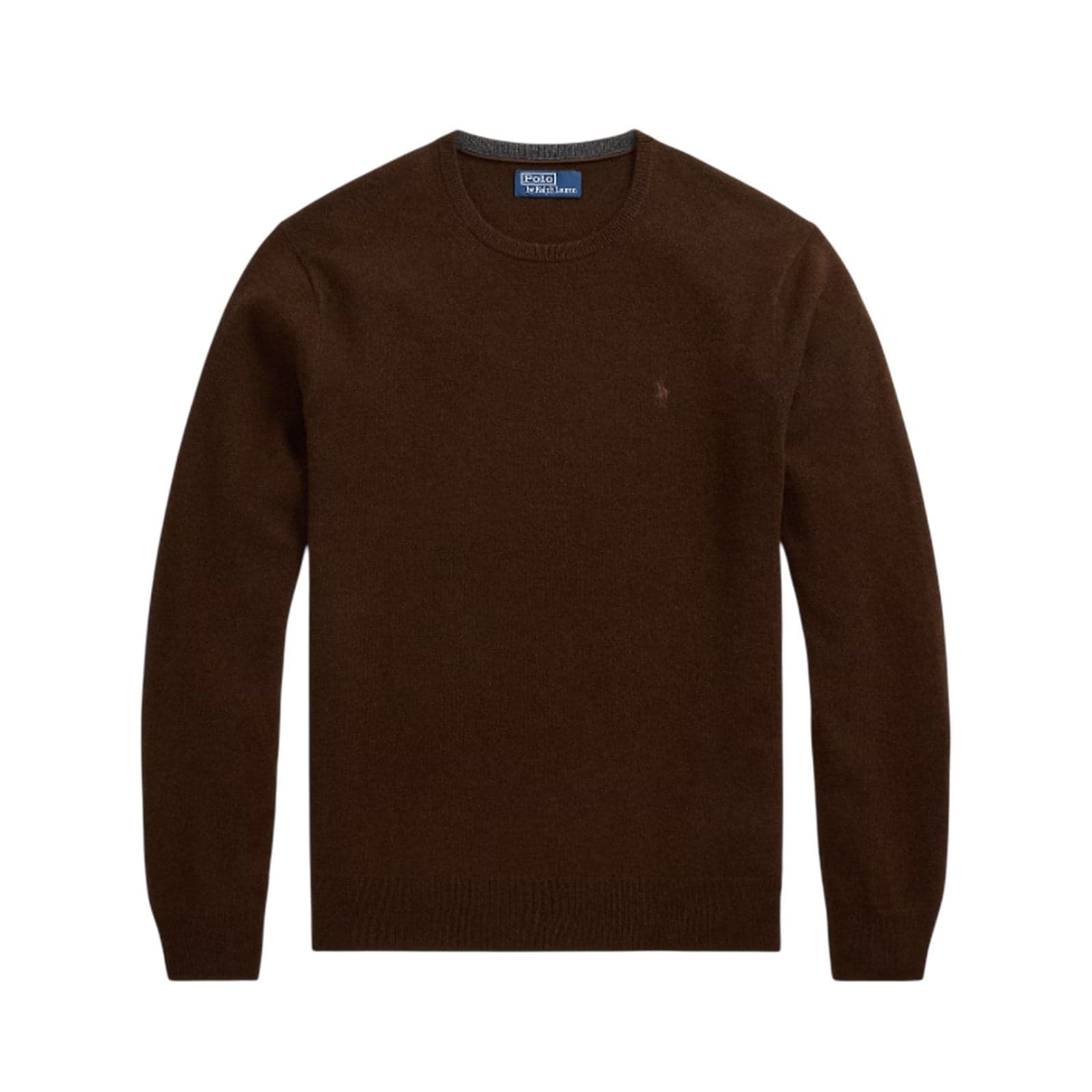 Ralph Lauren maglioni uomo ralph lauren - ls cn pp long sleeve pullover - marrone da uomo in Maglioni Drestige - Casamassima, commercioVirtuoso.it