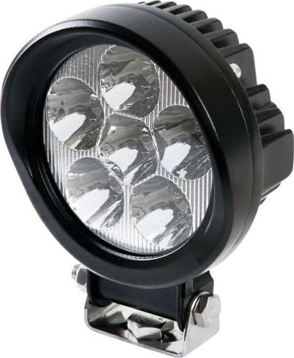 Faro Tondo Led 18W 10-30 Volts Nero in Proiettori Ebricowill - Palermo, commercioVirtuoso.it