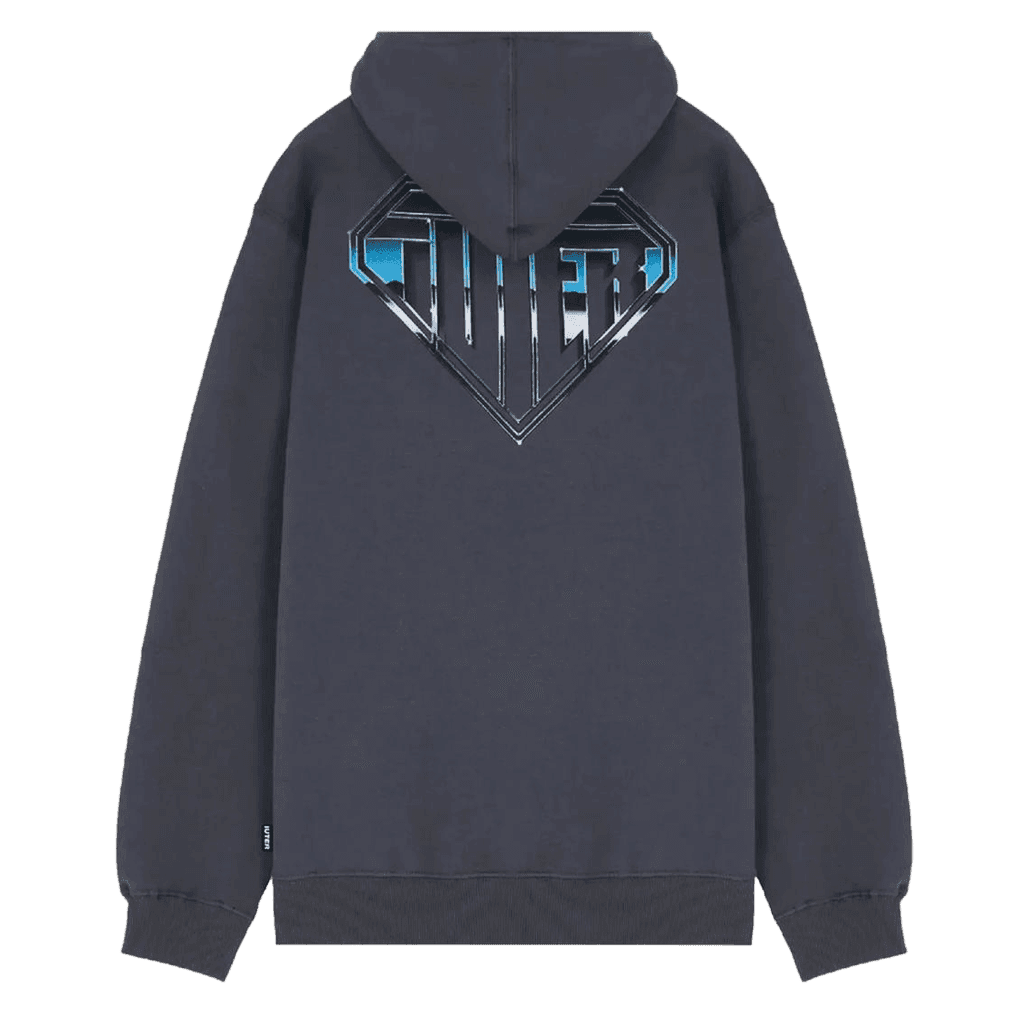Felpa Iuter Metal Logo hoodie asphalt