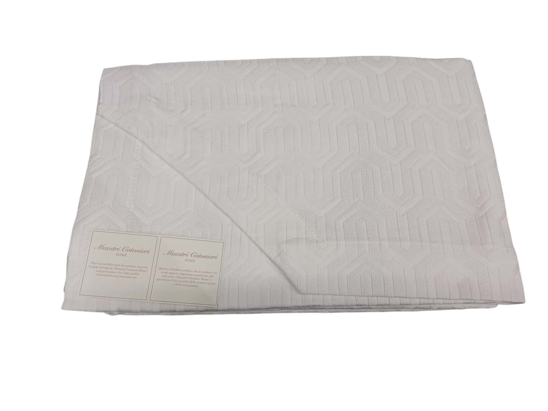 Copriletto Matrimoniale Dedalo Maestri Cotonieri Jacquard in Lenzuola coprimaterasso The King Luxury - San Marcellino, commercioVirtuoso.it