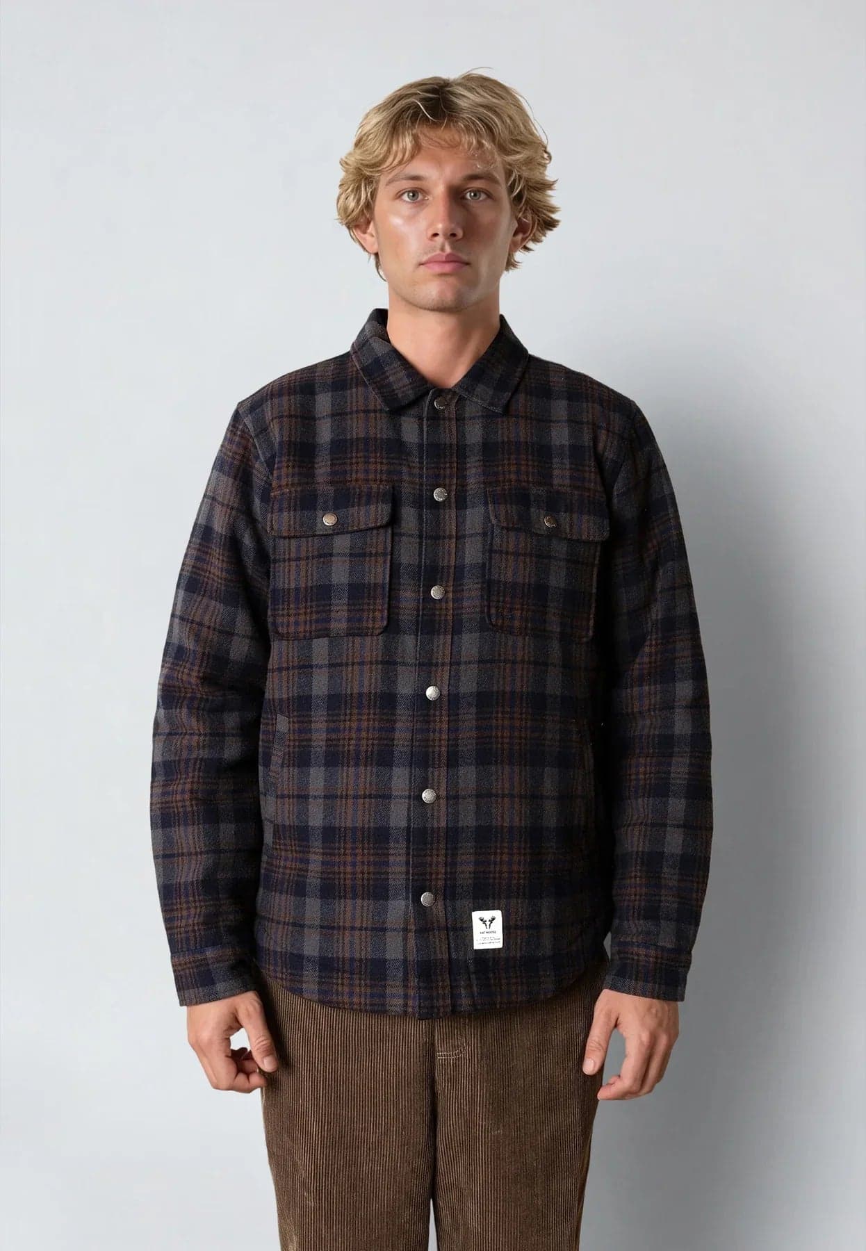 Camicia Flanella Imbottita Fat Moose Gili Padded Overshirt in Camicie casual Snotshop - Roma, commercioVirtuoso.it