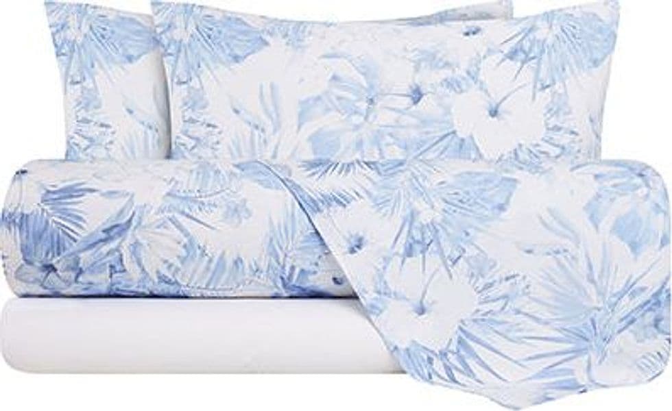 Completo letto lenzuola federe bifaccia double face stampa digitale in cotone made in italy CLARA/BIANCO in Set di lenzuola e federe Vanita di raso - Sesto San Giovanni, commercioVirtuoso.it