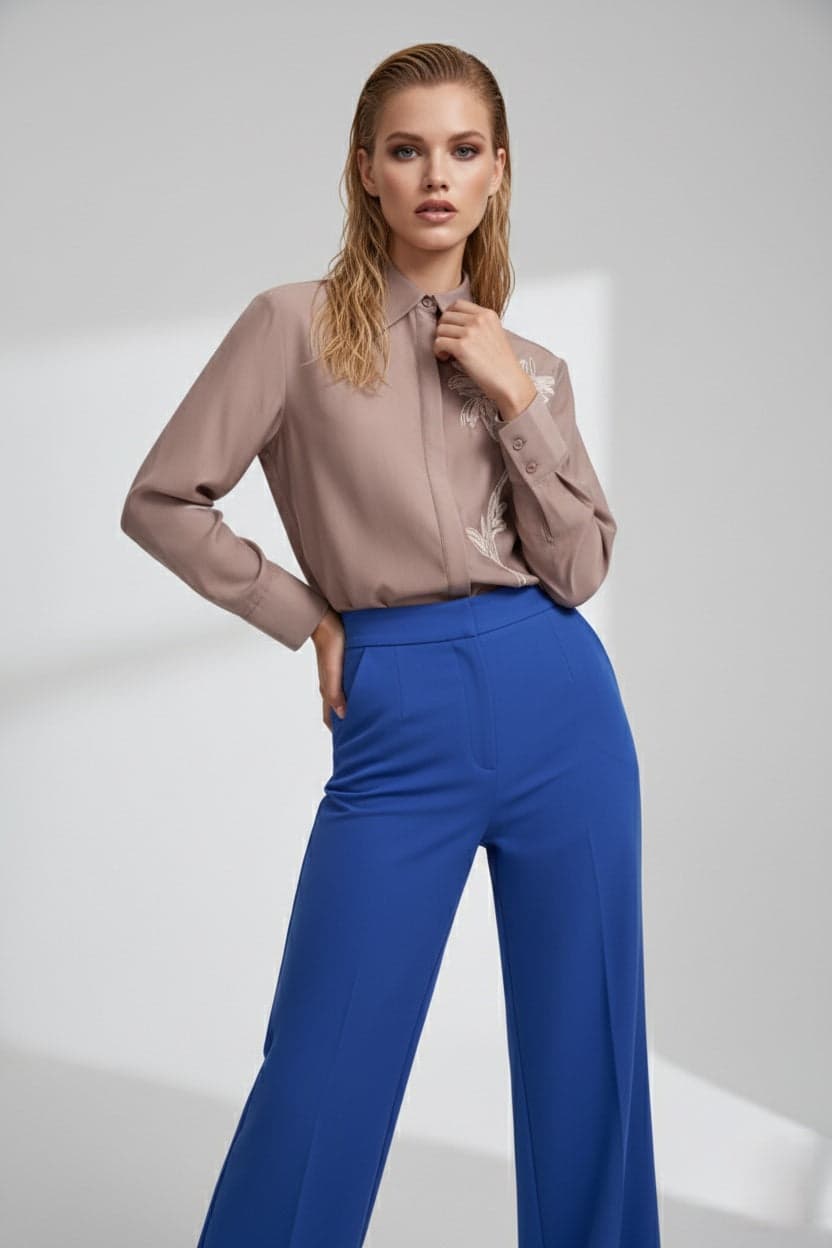 Camicia con ricamo in Camicie casual Kanal 32 - Santa Maria di Licodia, commercioVirtuoso.it