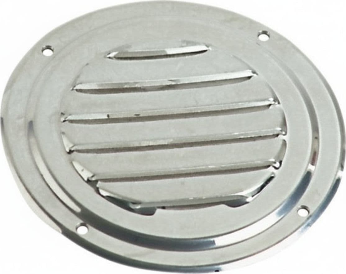 Griglia Areazione Inox Tonda 102 Mm + Antizanzare in Registri griglie e sfiatatoi Ebricowill - Palermo, commercioVirtuoso.it
