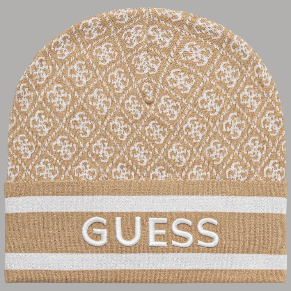 Guess berretto beige logo 4G W4BZ21 Z3JD2 FNI4 in Prodotti di Classe - Nocera Superiore, commercioVirtuoso.it