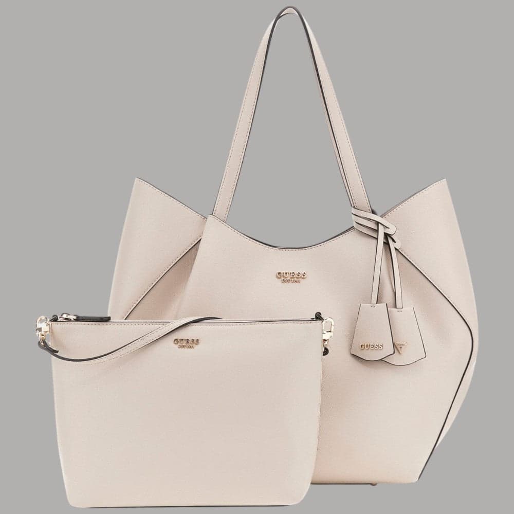 Guess borsa shopper beige chiaro AMORETTE HWBG78 98240 LTA in Borse Tote Prodotti di Classe - Nocera Superiore, commercioVirtuoso.it