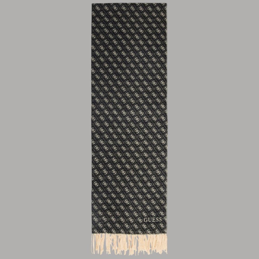 Guess sciarpa nera 60x180 con logo 4G AW5423 POL03 BLA in Sciarpe Prodotti di Classe - Nocera Superiore, commercioVirtuoso.it