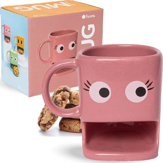 FISURA Tazza portabiscotto con scritta "Bite me" in Autocategorizzazione Più Di Più Ideas - Casalnuovo di Napoli, commercioVirtuoso.it