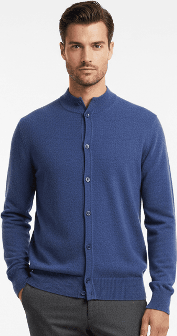Cardigan uomo Navy Blu - Maglia con bottoni in Cardigan Couture - Sestu, commercioVirtuoso.it