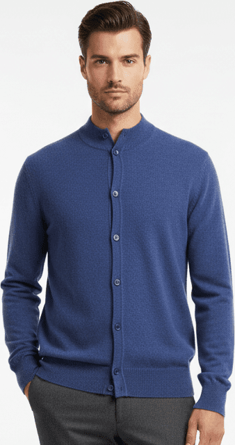 Cardigan uomo Navy Blu - Maglia con bottoni in Cardigan Couture - Sestu, commercioVirtuoso.it