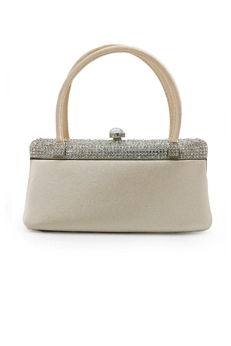 Pochette raso e strass in Pochette e Clutch Leclaf - Napoli, commercioVirtuoso.it
