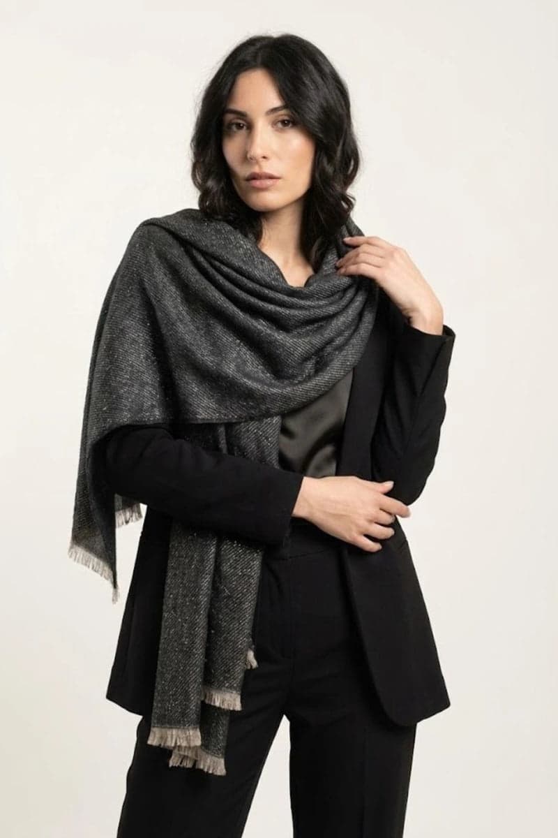 Leclaf - Sciarpa lurex
