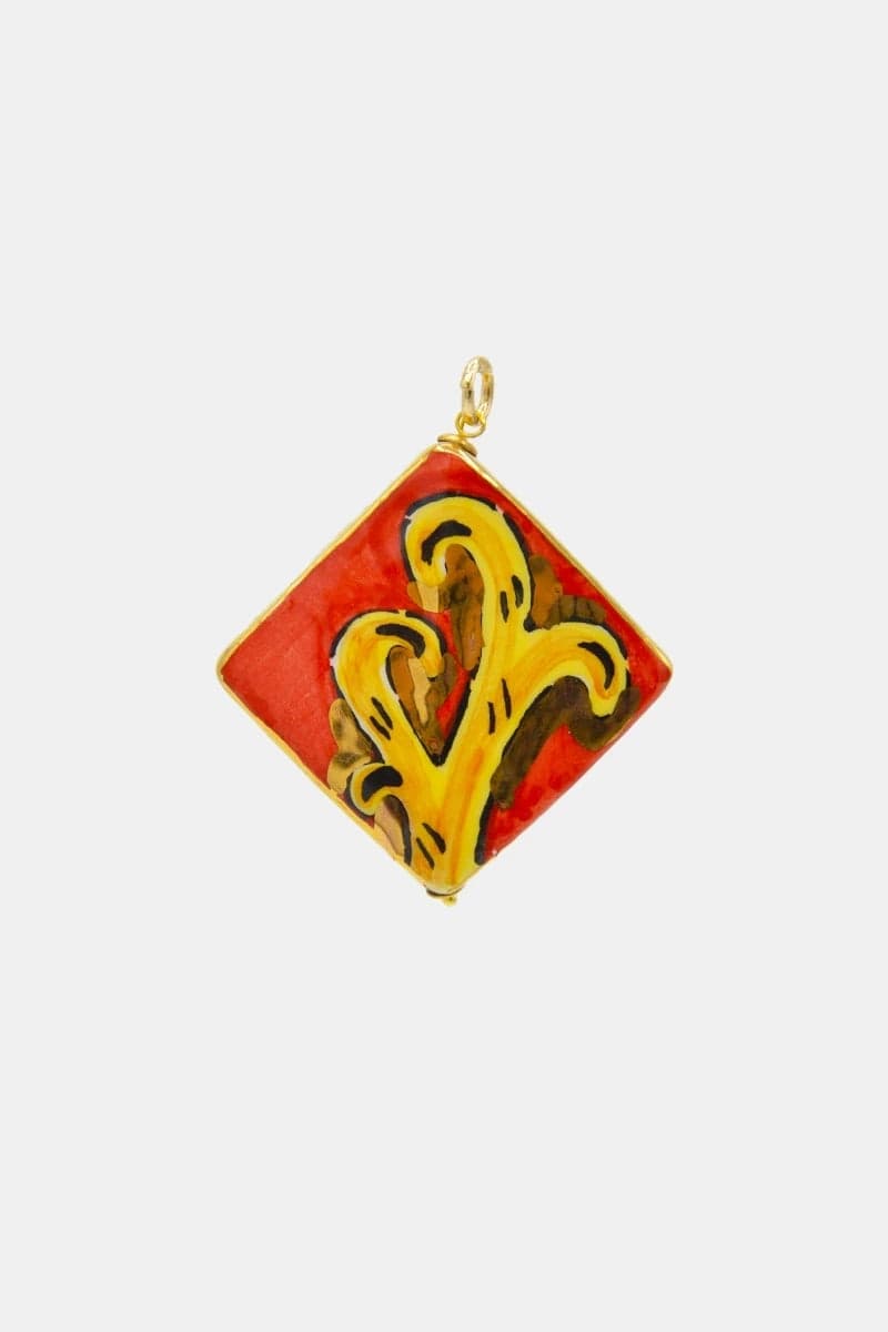 Ciondolo mattonella | Leclaf Sicily in Bead Charm Leclaf - Napoli, commercioVirtuoso.it