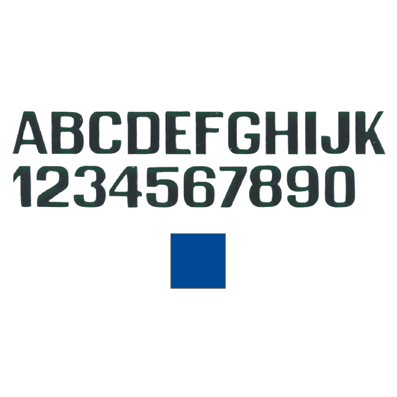 Lettere E Numeri Azzurro Mm.200 in Adesivi Ebricowill - Palermo, commercioVirtuoso.it