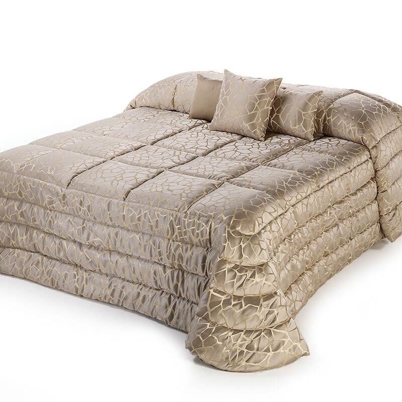 Trapunta Biancheria Kenia Matrimoniale Jacquard in Trapunte The King Luxury - San Marcellino, commercioVirtuoso.it