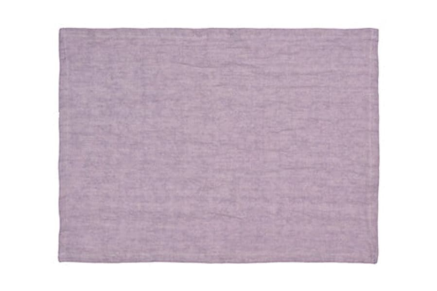 Set di 2 tovagliette americane coppia tovagliette 35 X 50 CM in 100% puro lino lavato delavè stone washed morbido resistente elegante made in italy VIOLETTA in Tovagliette Vanita di raso - Sesto San Giovanni, commercioVirtuoso.it
