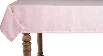 Tovaglia da tavola in 100% puro lino lavato delavè stone washed morbido resistente elegante made in italy ROSA in Tovaglie Vanita di raso - Sesto San Giovanni, commercioVirtuoso.it