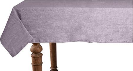 Tovaglia da tavola in 100% puro lino lavato delavè stone washed morbido resistente elegante made in italy VIOLETTA in Tovaglie Vanita di raso - Sesto San Giovanni, commercioVirtuoso.it