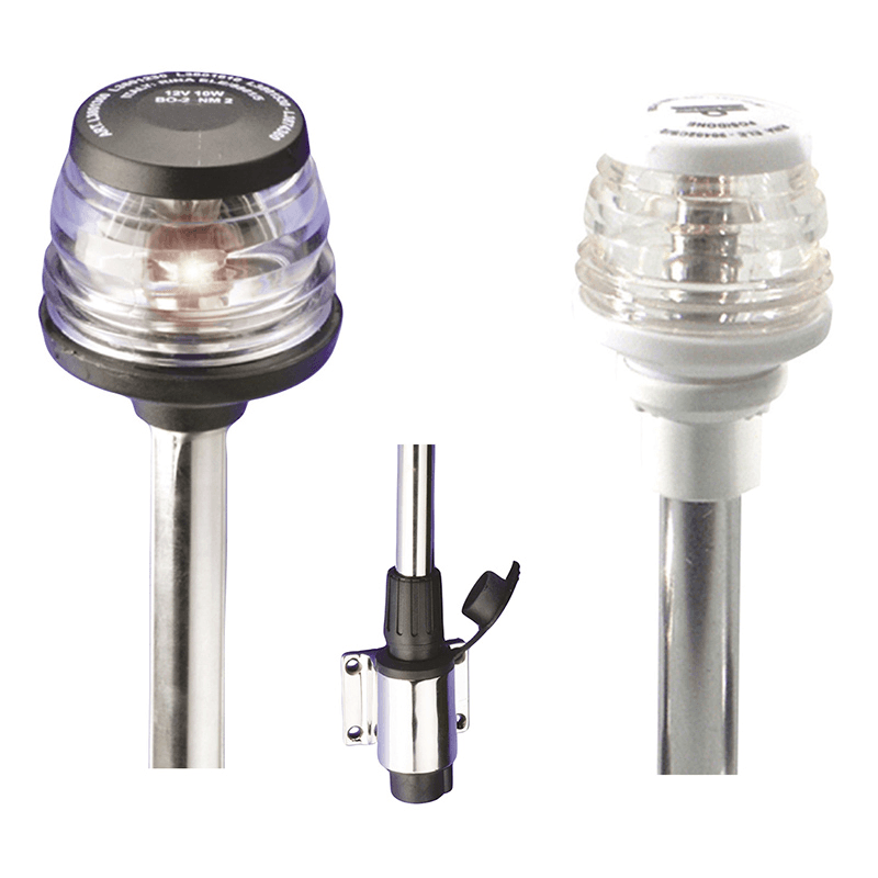Luce Estraibile A 360°-Base Rettang in Luci di sicurezza Ebricowill - Palermo, commercioVirtuoso.it