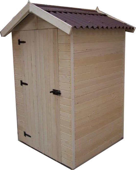 Casetta Di Legno A Pannelli Spessore 16mm Con Pavimento 120x120cm Foresta