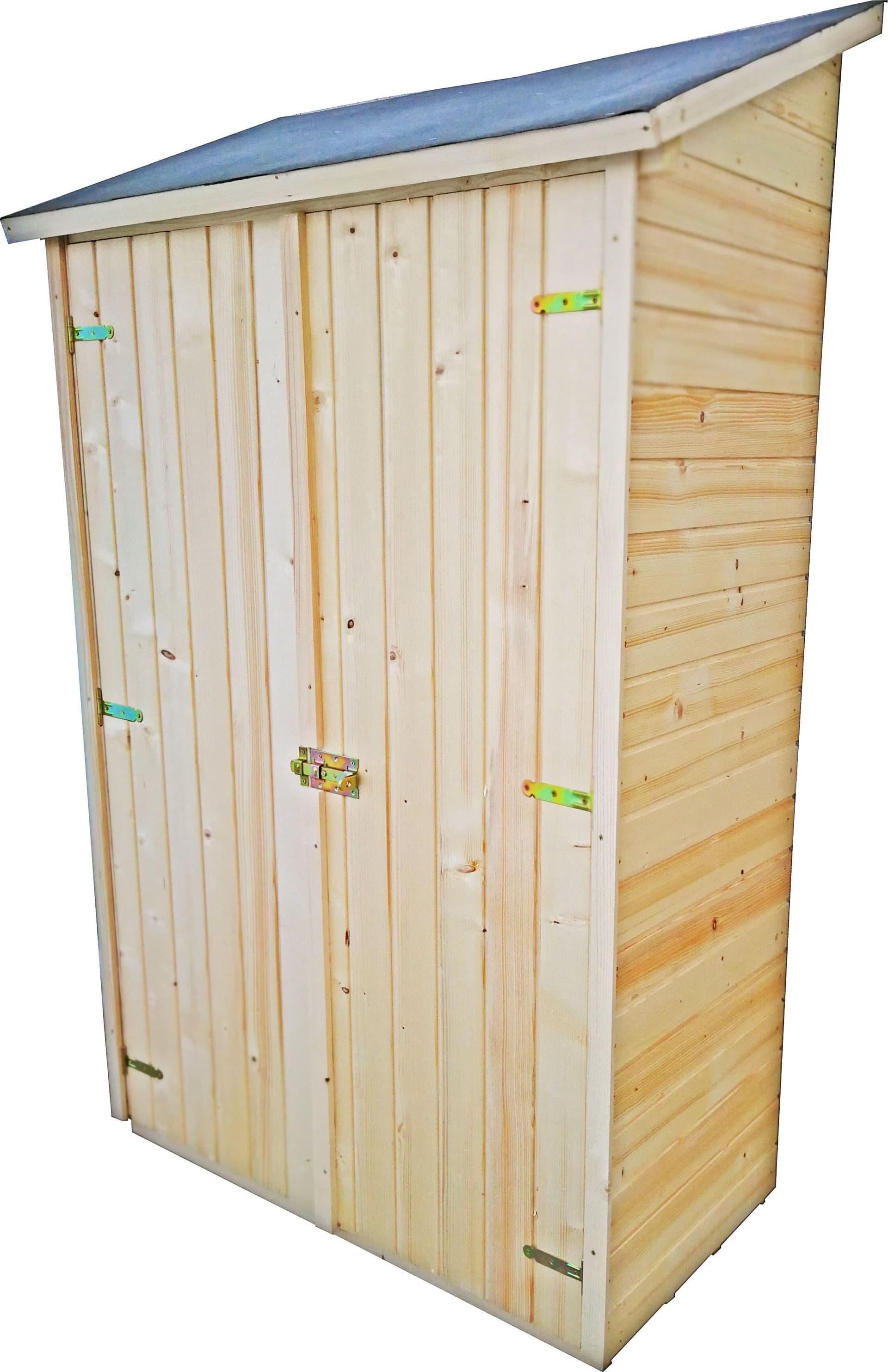 Ripostiglio Di Legno A Pannelli Spessore 16 mm Con Pavimento 120x60cm Foresta