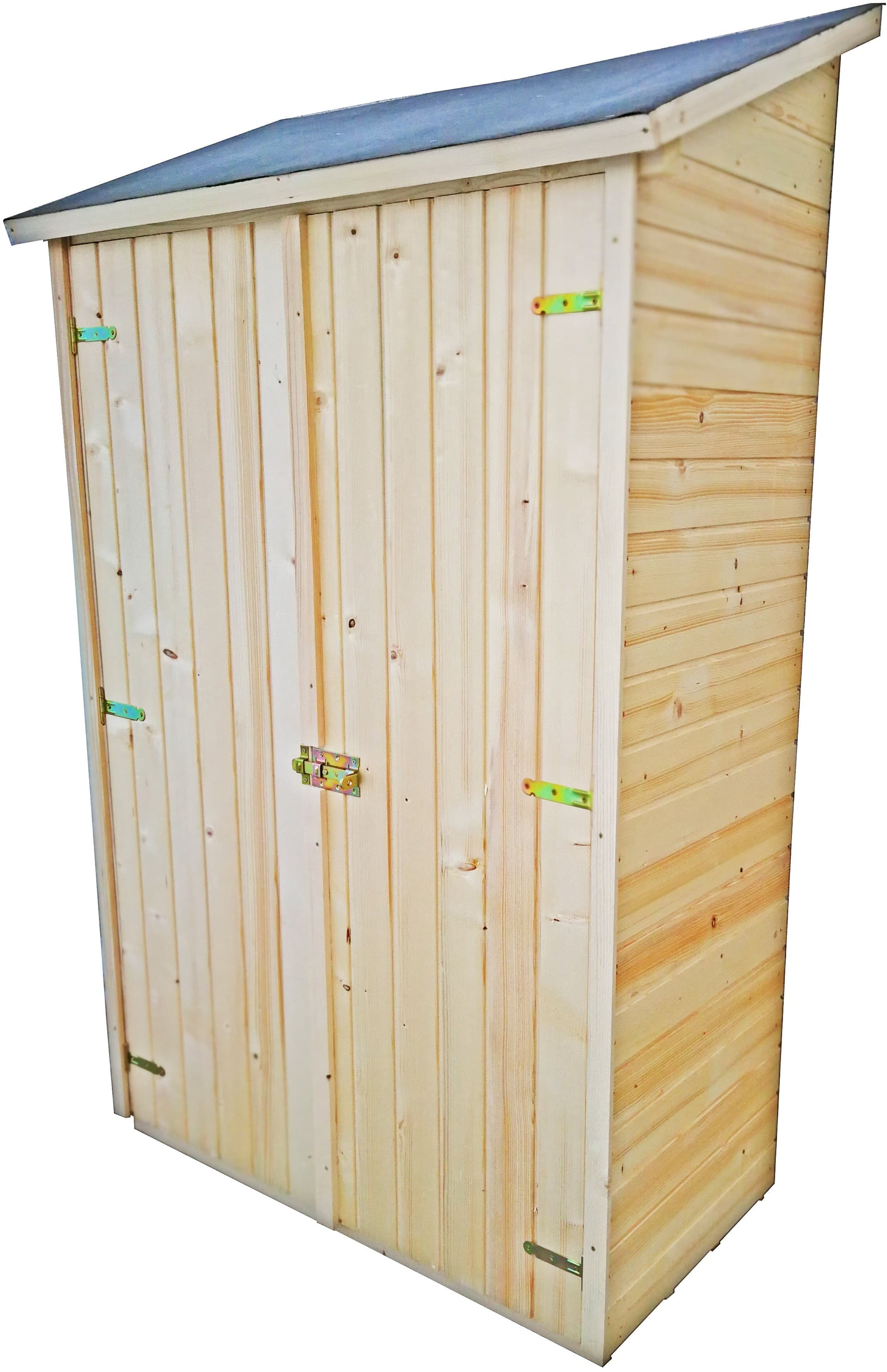 Ripostiglio Di Legno A Pannelli Spessore 16 mm Con Pavimento 120x60cm Foresta