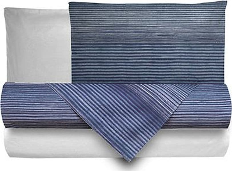 Completo letto lenzuola federe bifaccia double face stampa digitale in cotone made in italy GIOCHI BLUE/BIANCO in Set di lenzuola e federe Vanita di raso - Sesto San Giovanni, commercioVirtuoso.it