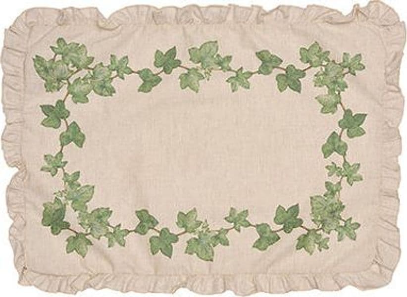 Set di 2 tovagliette americane colazione con decorazione frou frou coppia tovagliette 35 X 50 CM in misto lino stampa floreale fiori morbide resistenti eleganti made in italy EDERA in Tovagliette Vanita di raso - Sesto San Giovanni, commercioVirtuoso.it