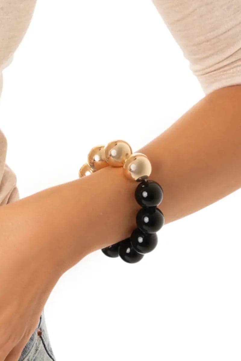MYA ACCESSORIES | Bracciale elastico con sfere