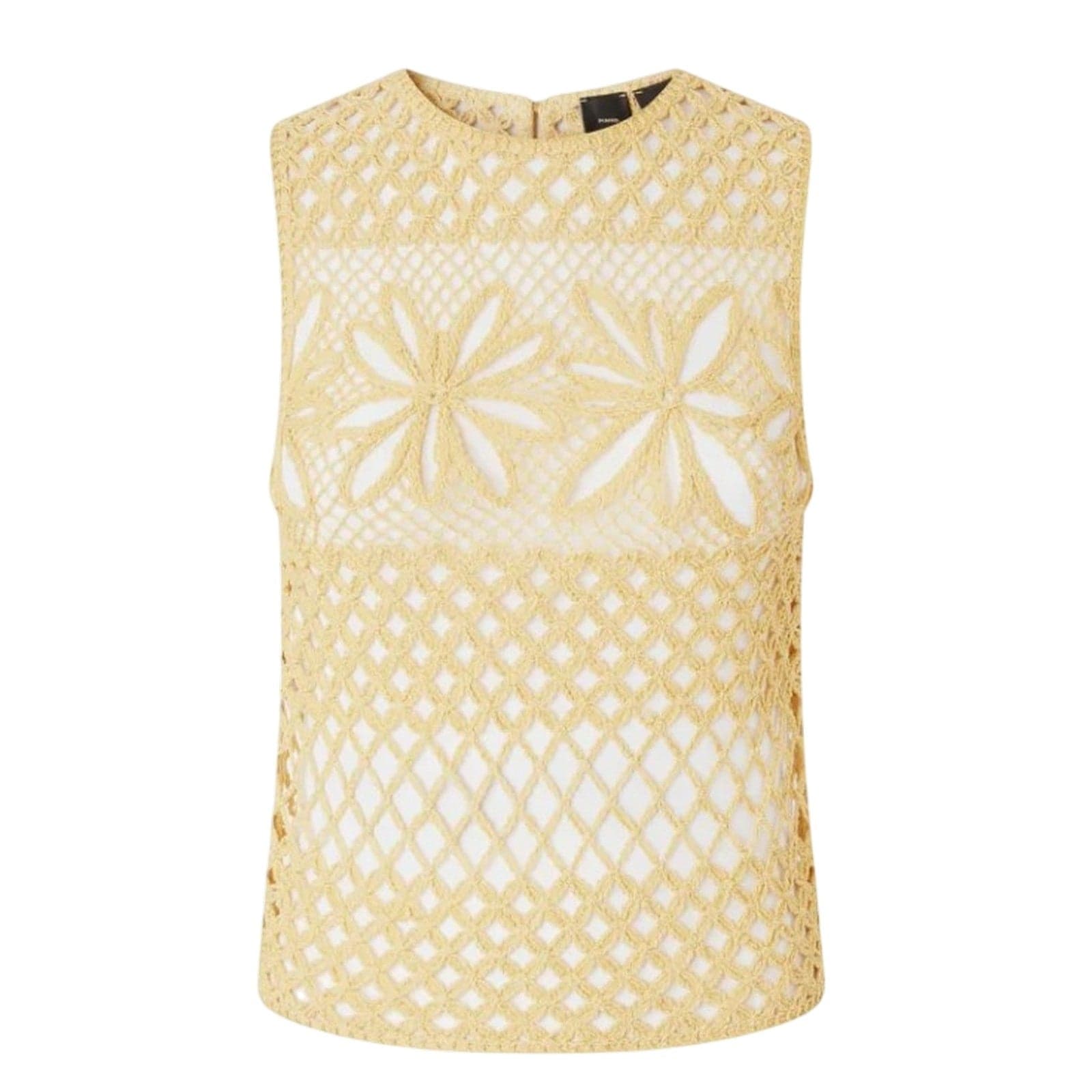 Pinko canotte e top donna pinko - gonzano top fantasy - giallo da donna in Canotte e top Drestige - Casamassima, commercioVirtuoso.it
