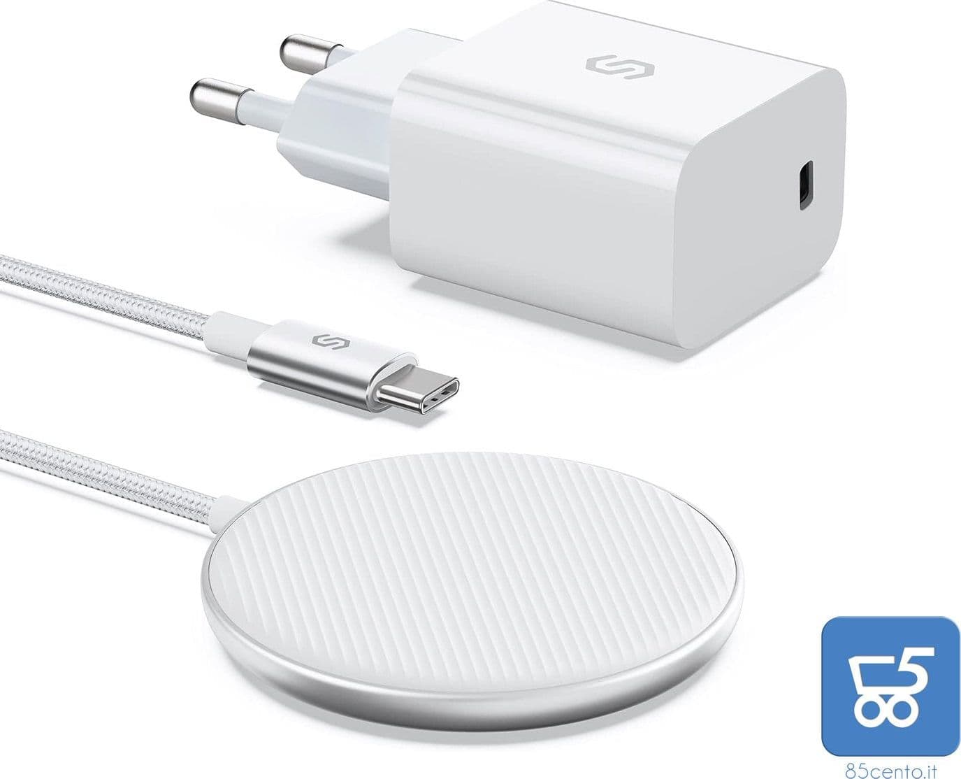 Magnetic Wireless Charger Pad PD 20W Cavo USB-C 1,5M Compatible con iPhone 13 12 Pro Max Mini AirPods 2/3 / Pro in Caricabatterie a induzione 85cento.it - Potenza, commercioVirtuoso.it