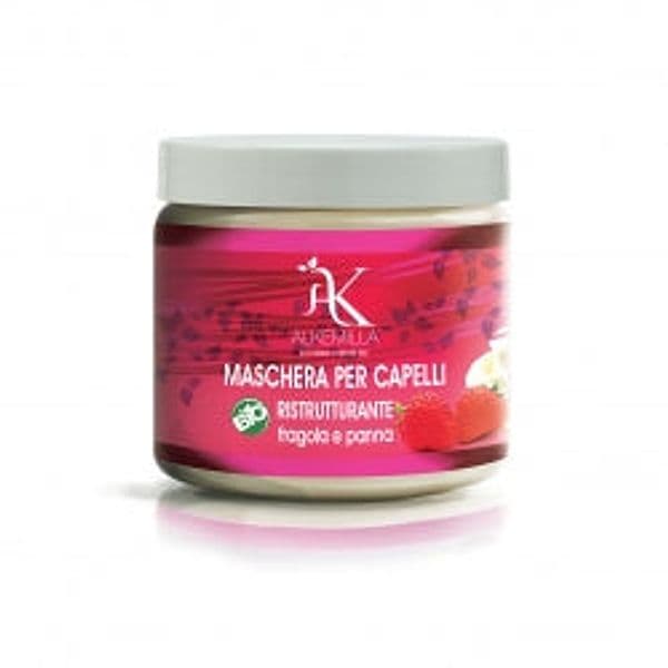 MASCHERA CAPELLI RISTRUTTURANTE PANNA E FRAGOLA - ALKEMILLA in Maschere per capelli Erboristerie Saffioti - Palmi, commercioVirtuoso.it